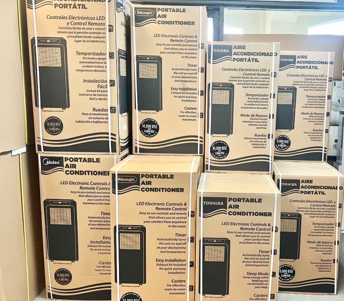 Portable Ac Unit 12k BTU Cools 500 Sq Ft In Box Free Delivery
