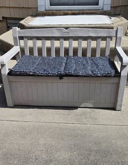 KETER outdoor storage bench