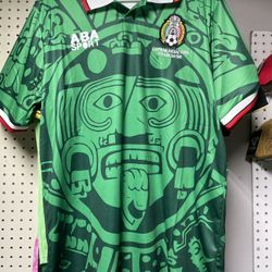 2XL Retro Mexico Soccer Jersey