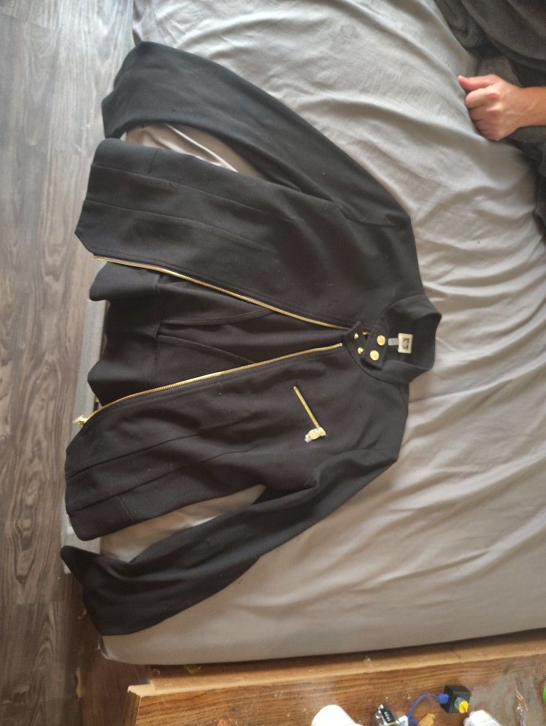 Anne Klein Zip Up Blazer