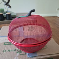 Fruit Mesh Basket With Lid