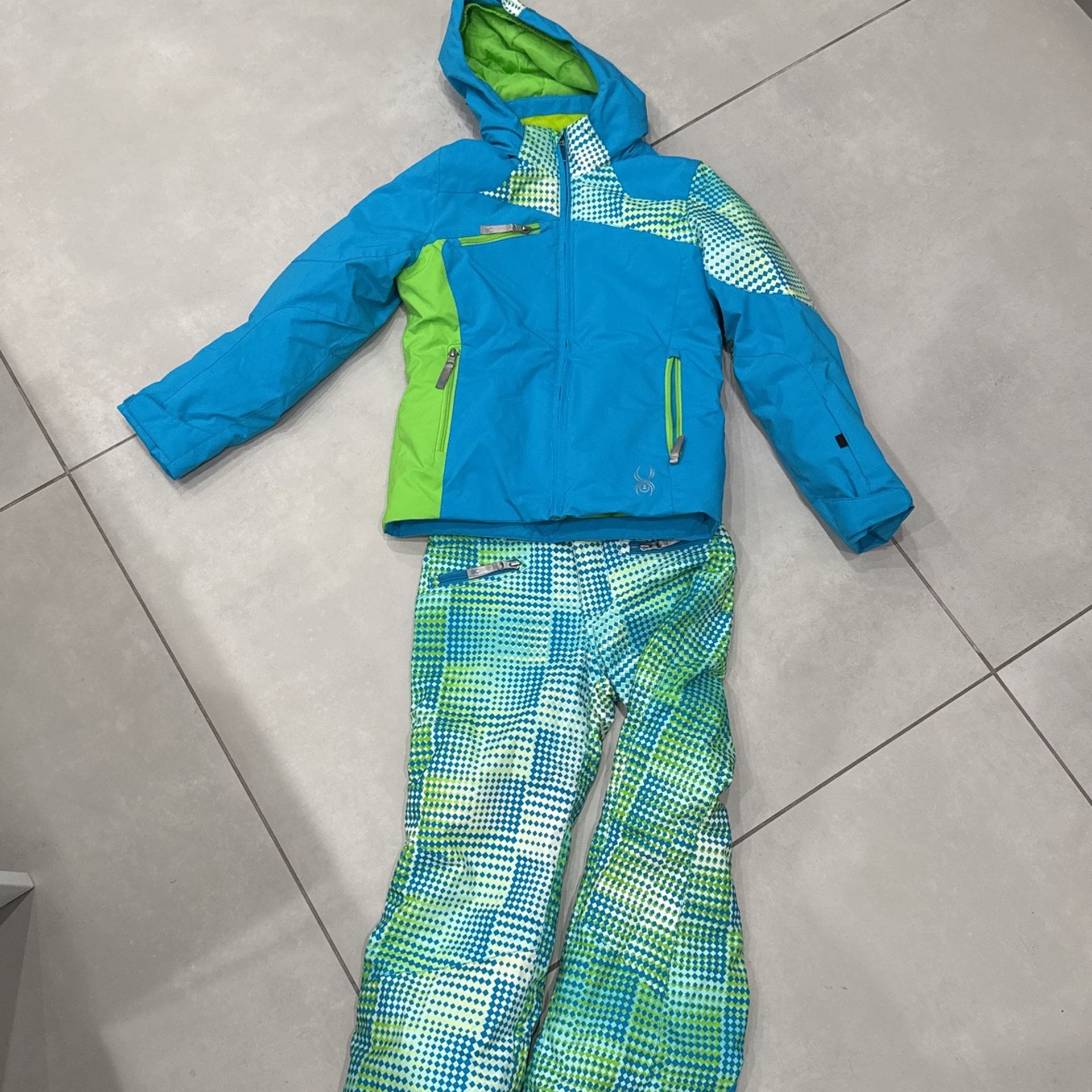 Kids Spyder Skiing set