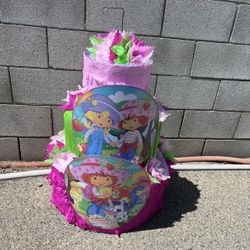 Strawberry Shortcake Tower Pinata With Balls 