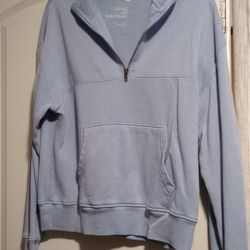 Blue 3/4 Zip - Size M
