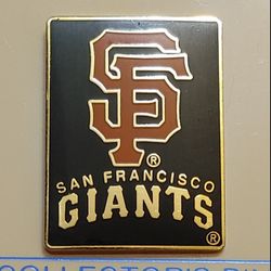 San Francisco Giants Vintage (2007) "LOGO & WORD" Lapel/Hat/Tie Pin By Imprinted Products (New On Card) GREAT FOR FITTEDS!💣Please Read Description.