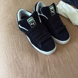 Puma, Suede, Xl Black And White