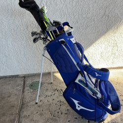 Golf Clubs And Bag