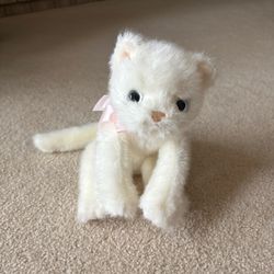 Ty Beanie Baby White Cat
