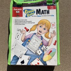 Games Galore Math Grades 1-3 - $10