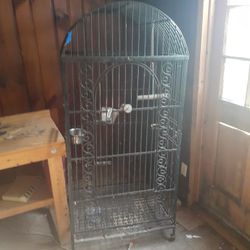 Cast Iron Bird Cage 