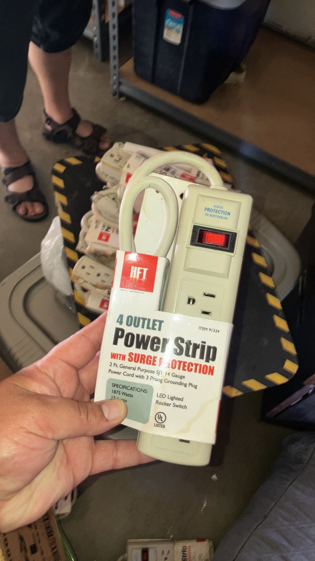 HFT 4 Outlet Power Strip