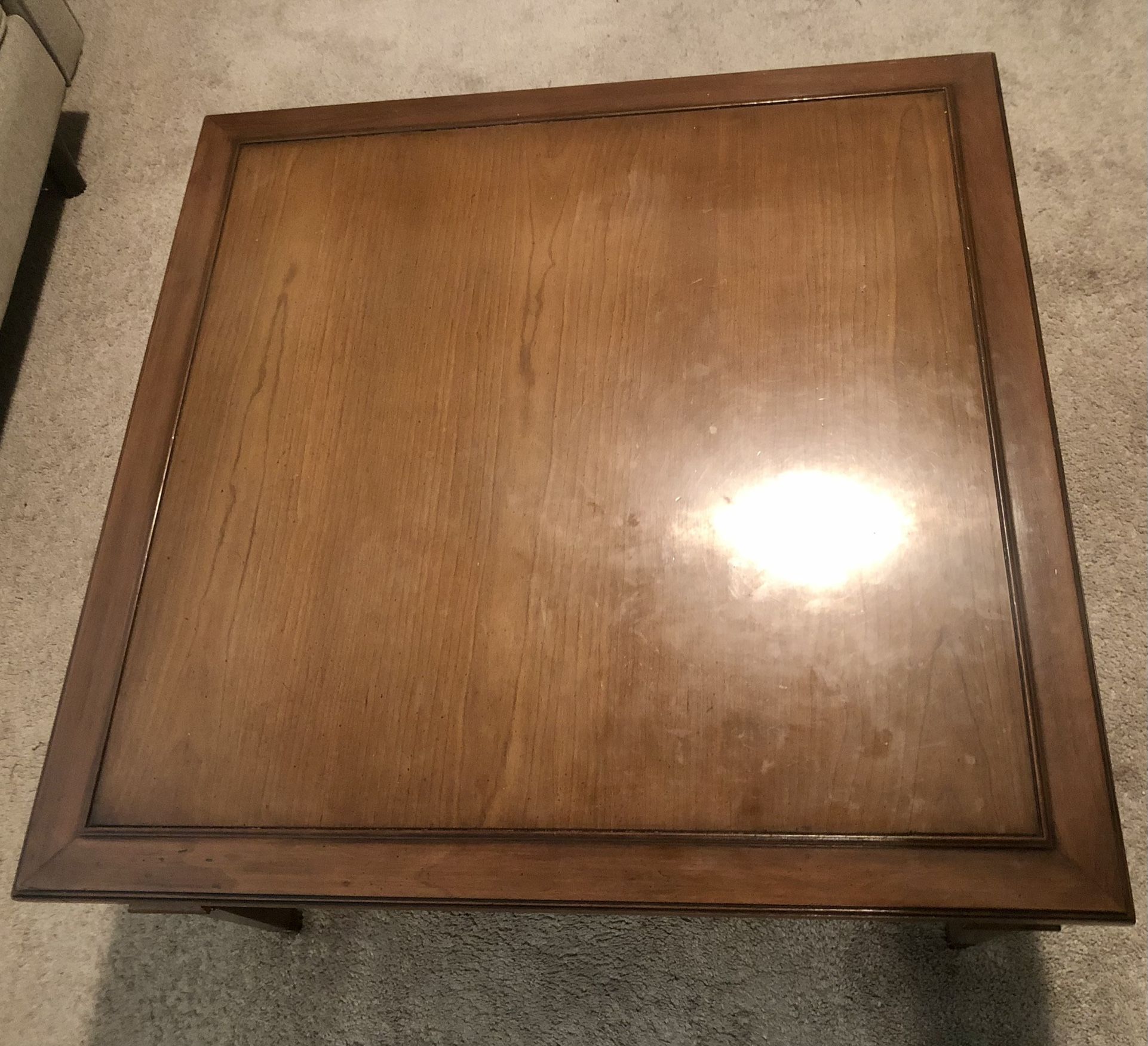 Square Wood Coffee Table