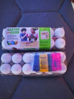 Easter kids art and crafts kit, eggs
