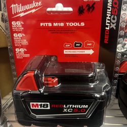 Milwaukee M18 5.0 Ah Battery 