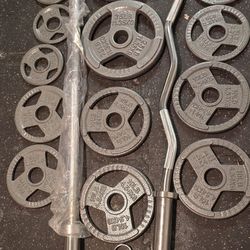 Olympic Bar And Weights 