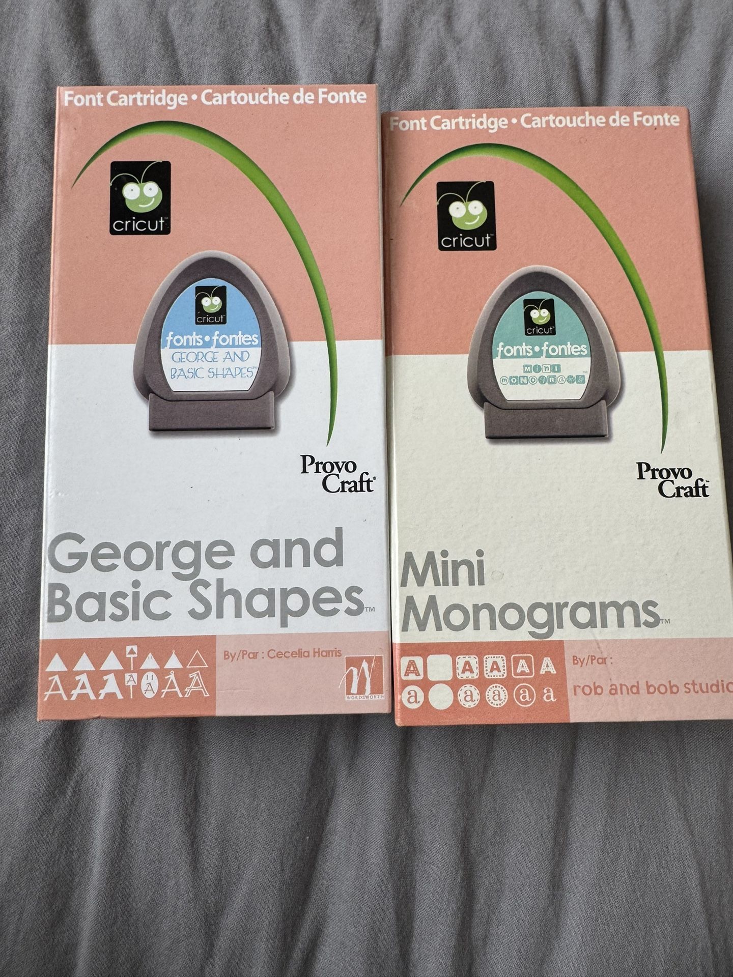 2 Cricut Font Cartilages