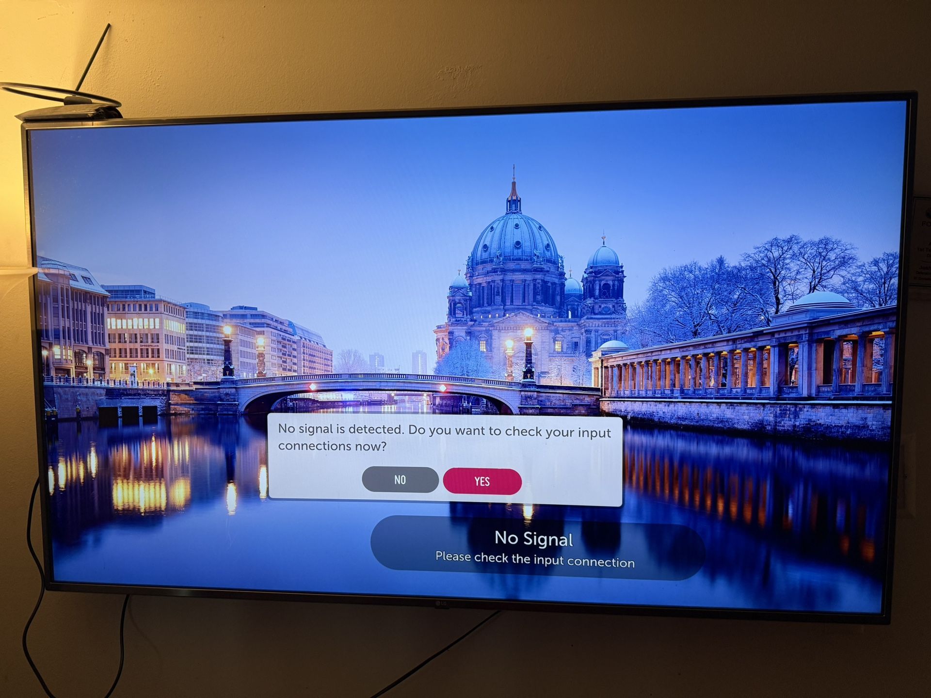 65’ LG TV Model # 70UJ6570-UB 