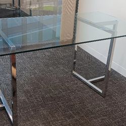 Glass Top Desk