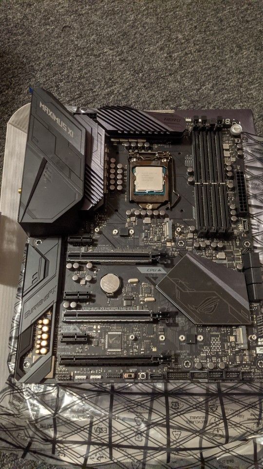 Asus Maximus Xl Hero Motherboard w/ Intel Core i9-9900k CPU $250 Firm