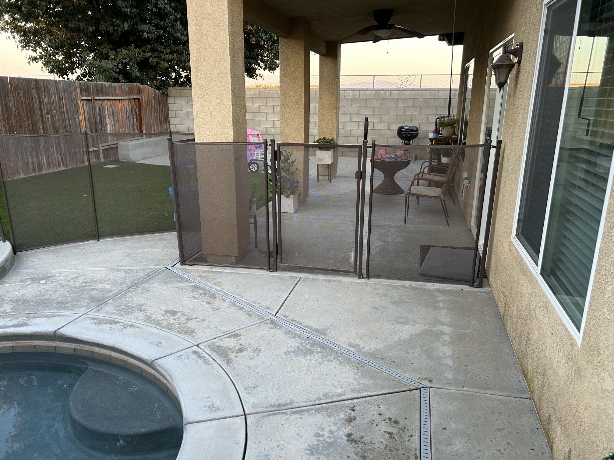 Approximately 25 Feet Long Pool Fence