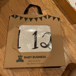 Milestone Baby Blanket 