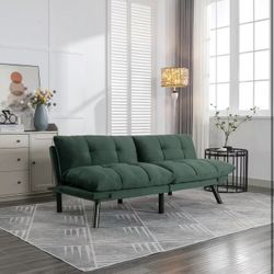 Convertible Folding Modern Sofa Bed , green 