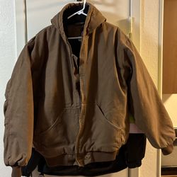 Brazos Premium Work Force Quilted Distressed Jacket