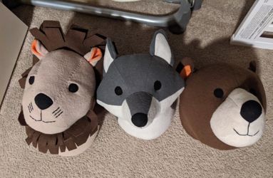 Pillowfort Animal Head LION nursery