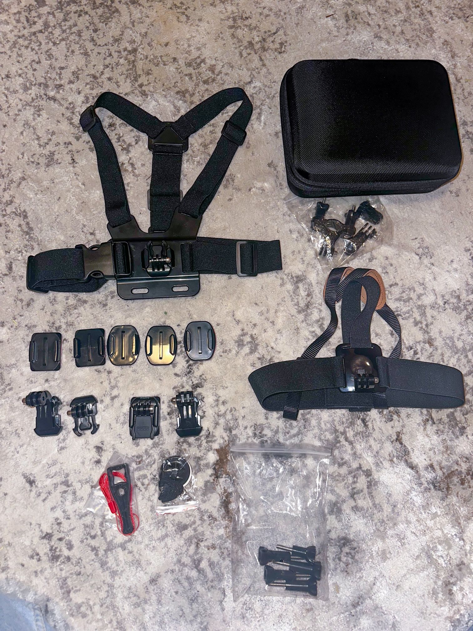 Action camera accessories kit 