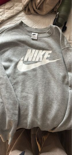 Nike Crewneck Sweatshirt Gray Medium