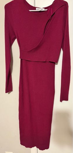 And Now This Ribbed Knit Midi Dress Set