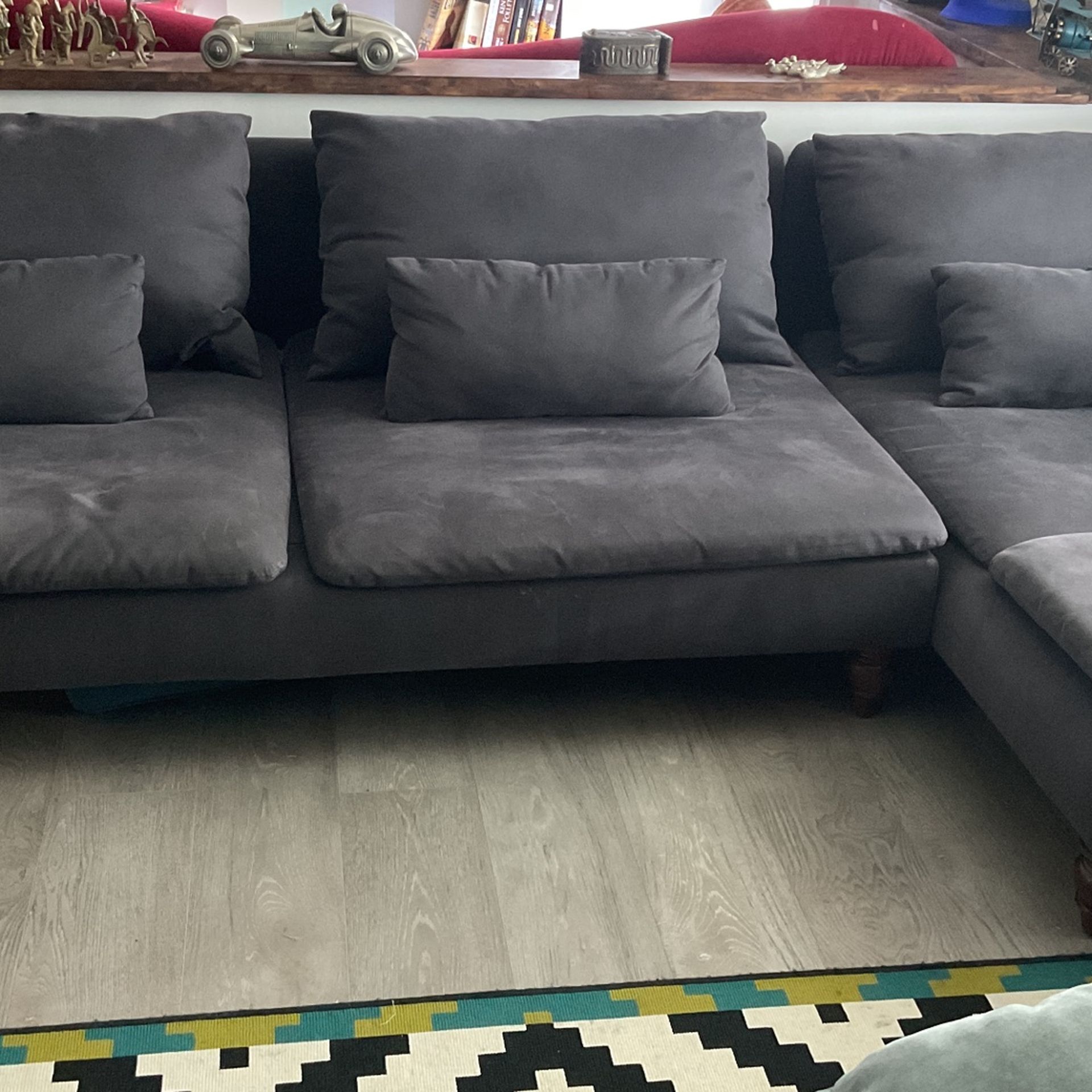 Sofa Blue (IKEA ) Blue    Free Delivery In   The Area Of Miami , Fort Lauderdale, Miramar, Sunrise