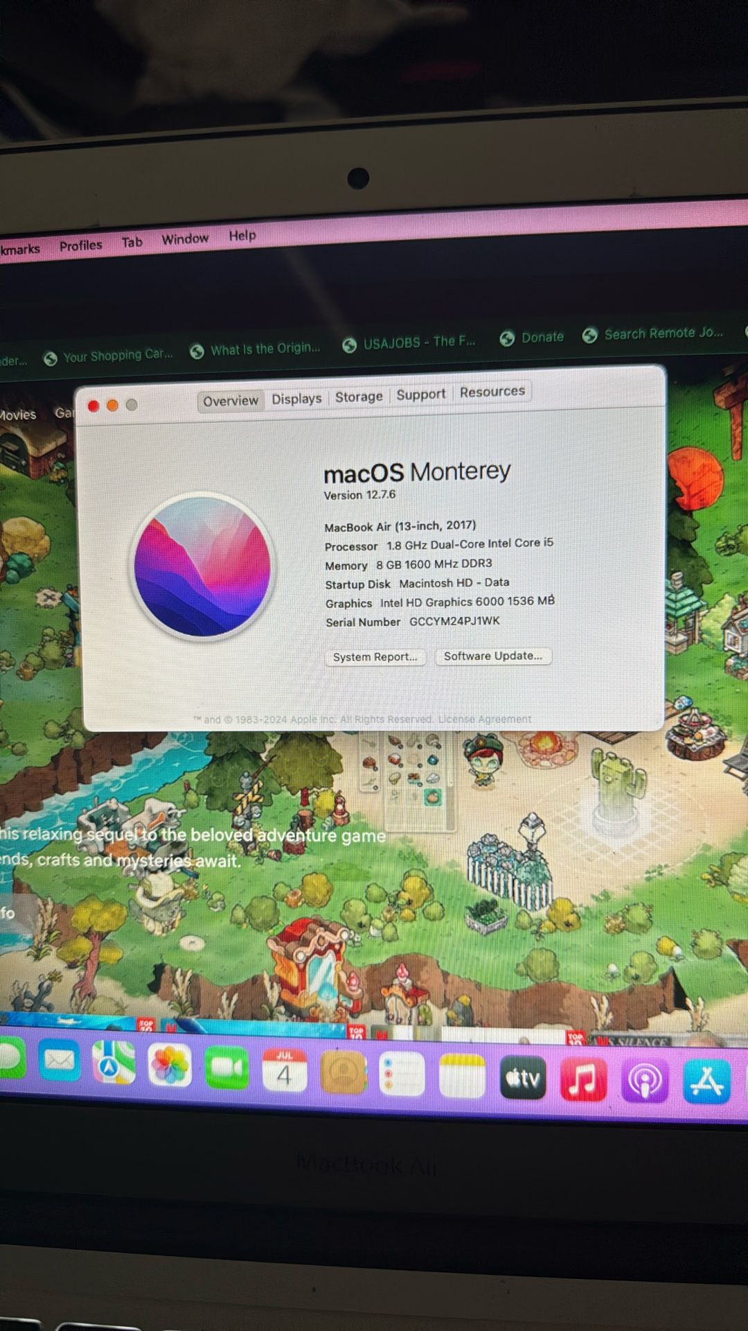 Good First Computer (2017 13 inch MacBook Air)