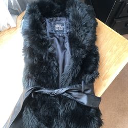 Blanc Noir Fur Vest