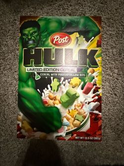 Marvel Hulk *RARE* 2004 Limited Cereal Inside