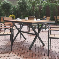Outdoor Dining Table, 59 inch
