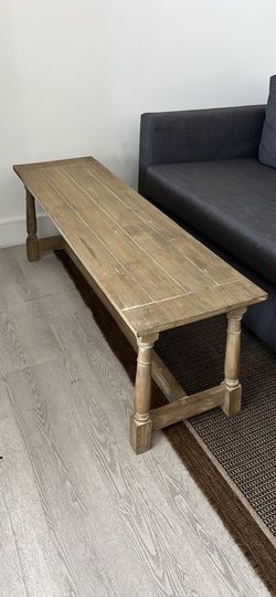 Long wooden table