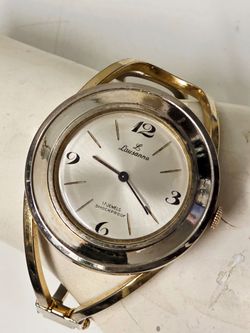 VINTAGE  LARGE 1960'S  LOUSANNA 17 JEWEL  CUFF  WATCH
