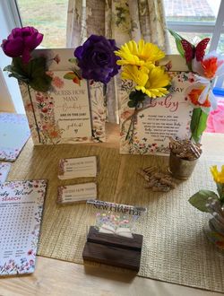 Wildflower Baby Shower Games