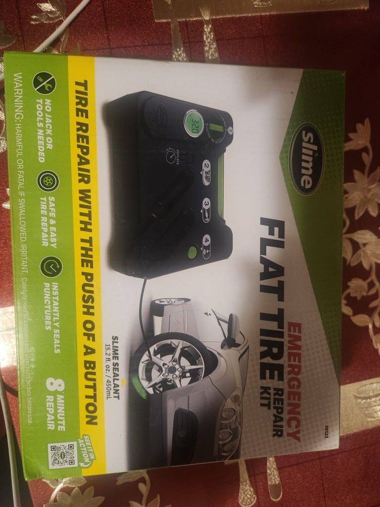 Emergency Kit Repair For Flat Tire