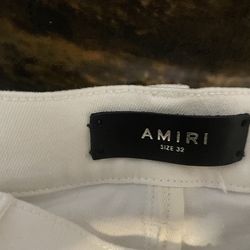 AMIRI White Bandana Jeans Size 32 NWT