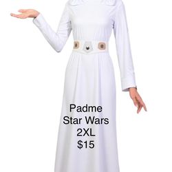 Padme Star Wars Costume Cosplay Halloween XXL