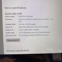 Acer Laptop 