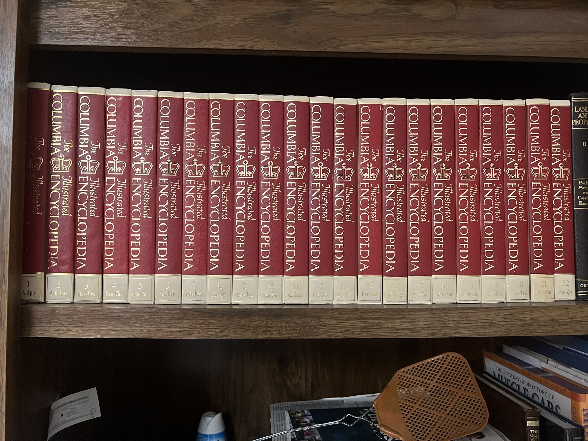 Mid century Illustrated Encyclopedia Set