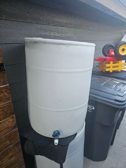 55 gallon drums.