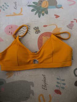 Orange bathing suit top