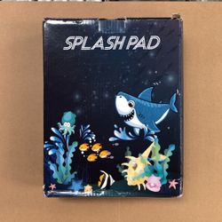 MOZOOSON Splash Pad for Kids Sprinkler Outdoor Inflatable Water Toys for Toddler Kids ab 3 Year Old, Slip n Slide 68 inches, 0.5mm Thickness,