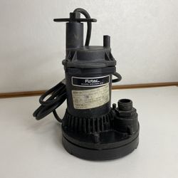 FLOTEC FP0S1250X-02 1200 GPH 1/6 HP (3/4" or 1") Submersible Utility Pump