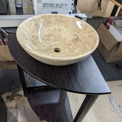 Mini Desk With Sink Top