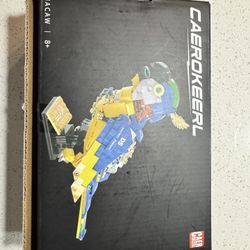 Caerokeerl/ Taikonlab Steampunk Macaw Building Block Toy Set, Creative Animal Parrot MOC Model 490 PCS